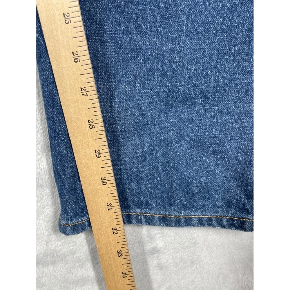 Levis 505 Orange Tab Jeans Mens 42x32 Regular Fit Straight Leg USA Blue Vintage